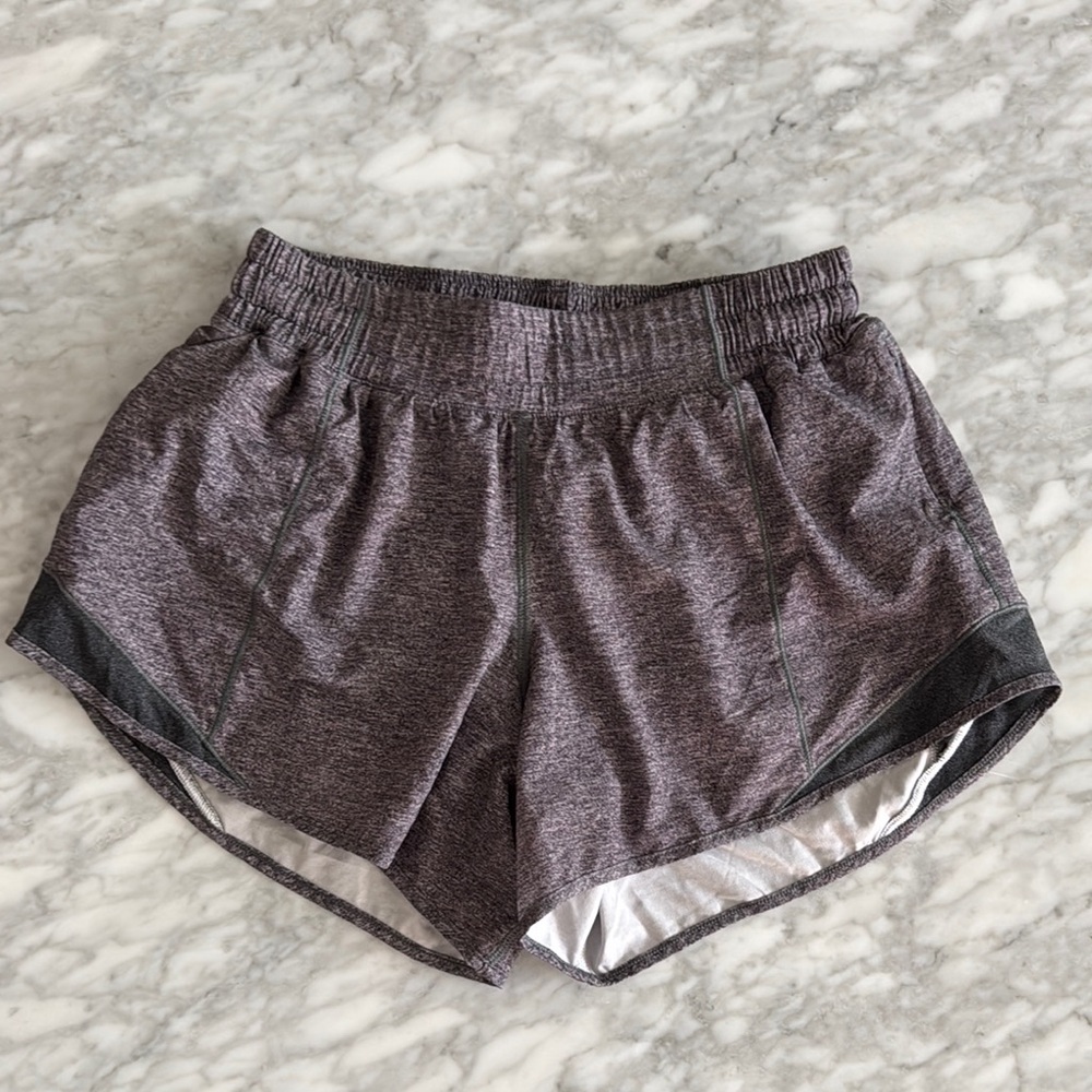 Lululemon Women's Heather Gray Athletic Shorts